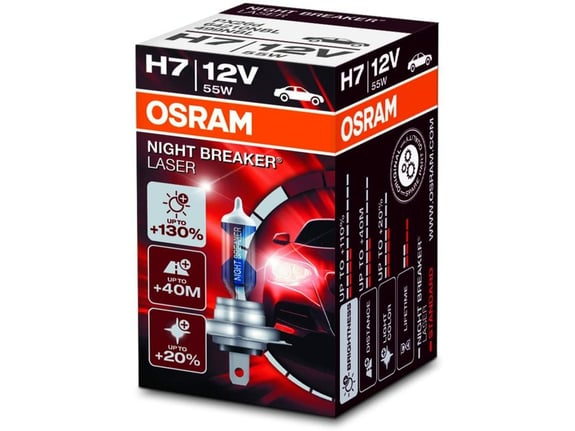 Osram Sijalica H7 12V 55W Night Breaker laser 130 % kutija