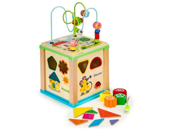 Eco Toys Drvena edukativna kocka HM015470