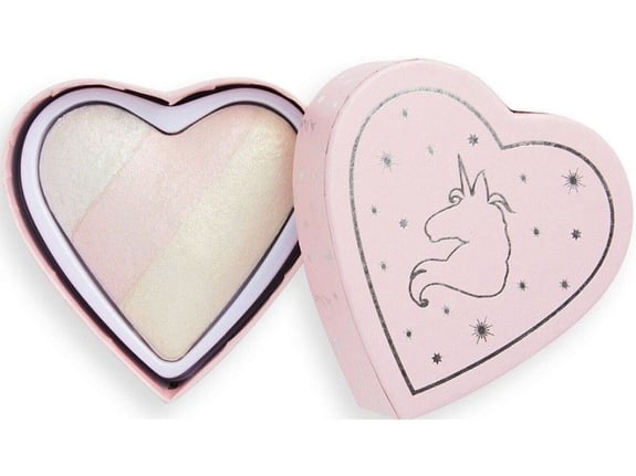 I heart revolution Hajlajter za lice Glow Unicorn Heart 10 g