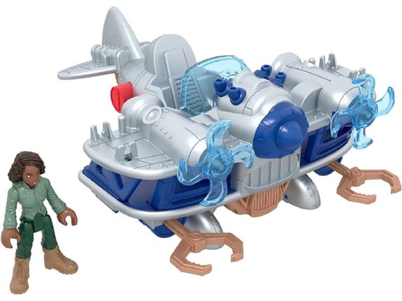 Fisher Price Figura Kayla i avion Jurassic world