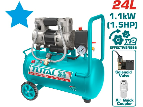 Total alati Kompresor 24L 1 5KS