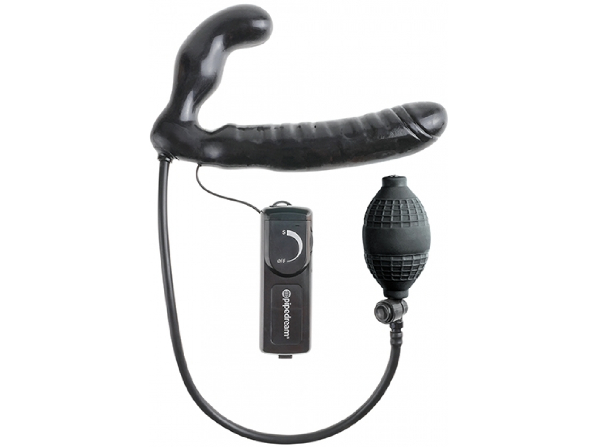 Tonga Strap On Ff Deluxe Vibrating Inflatable Crna 