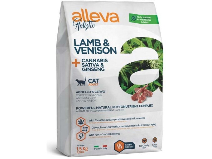 Alleva Holistic Cat Lamb&Venision 1.5kg