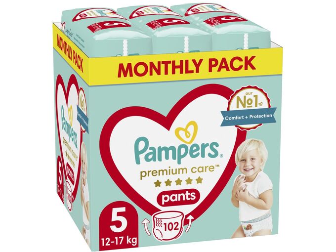 Pampers Pelene Premium Care Pants veličina 5 102kom