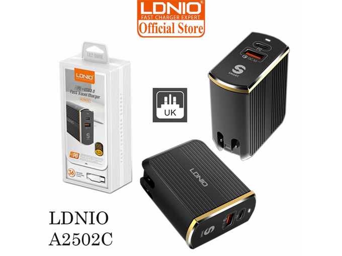 Ldnio Kućni punjač quick charge 3.0 PD+USB 5V 3A sa micro USB kablom A2502C