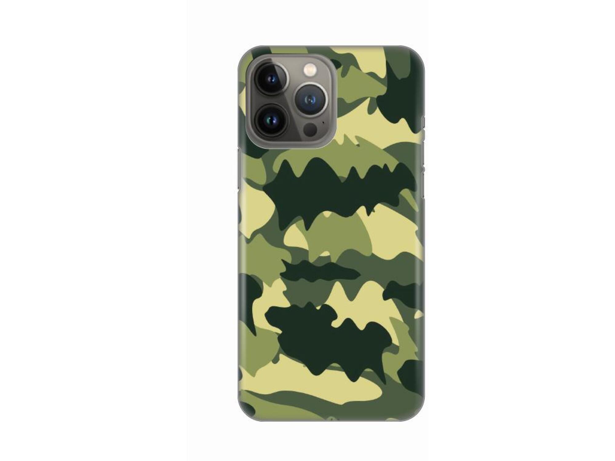 Telempire Torbica za mobilni telefon Silikonska Print Skin za iPhone 13 Pro Max 6.7 Army