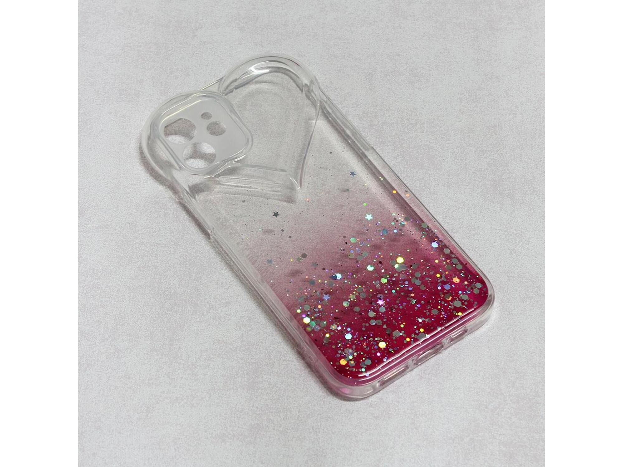 Telempire Torbica za mobilni telefon Heart Glitter za iPhone 12 6.1