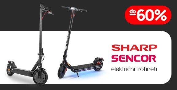Sharp i Sencor električni trotineti na shoppster