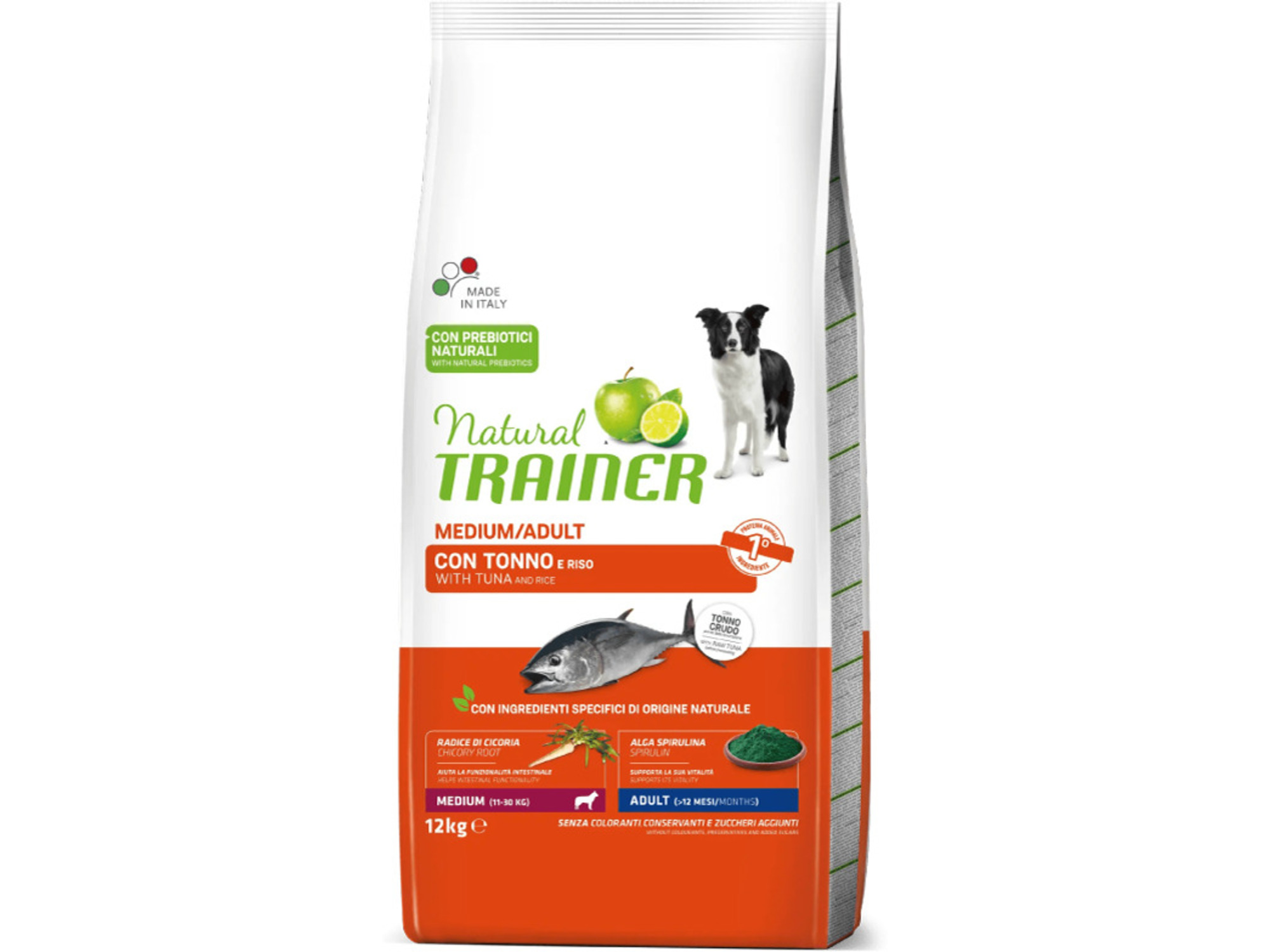 Trainer Natural Medium Adult Manzo E Riso 12kg