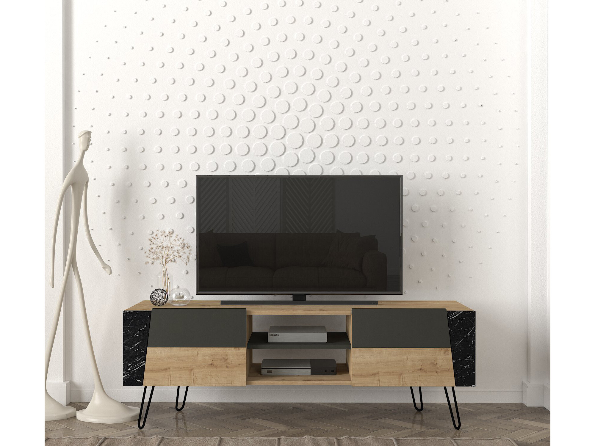 Hanah Home TV komoda Fanten