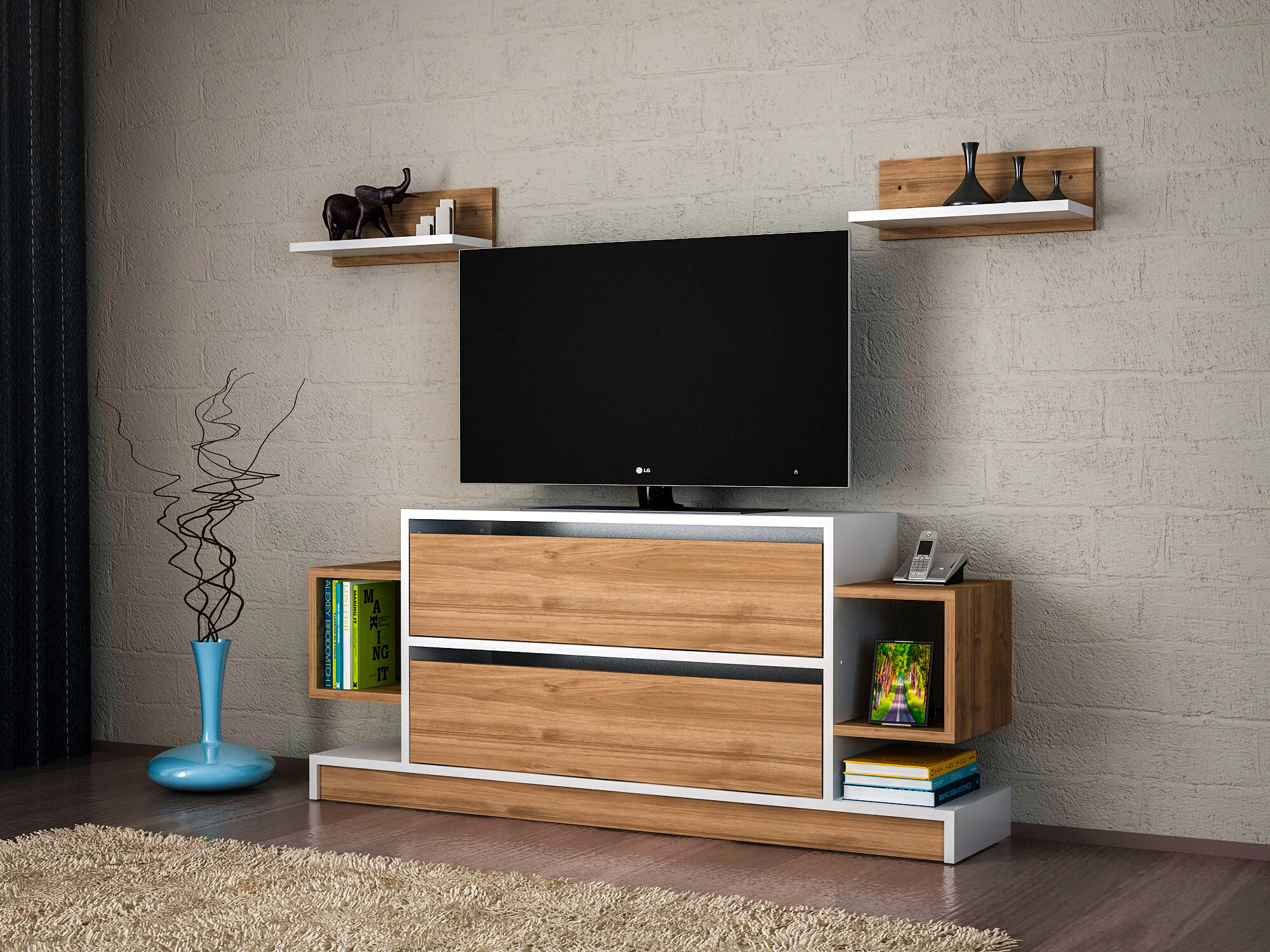 Hanah Home TV komoda Magic