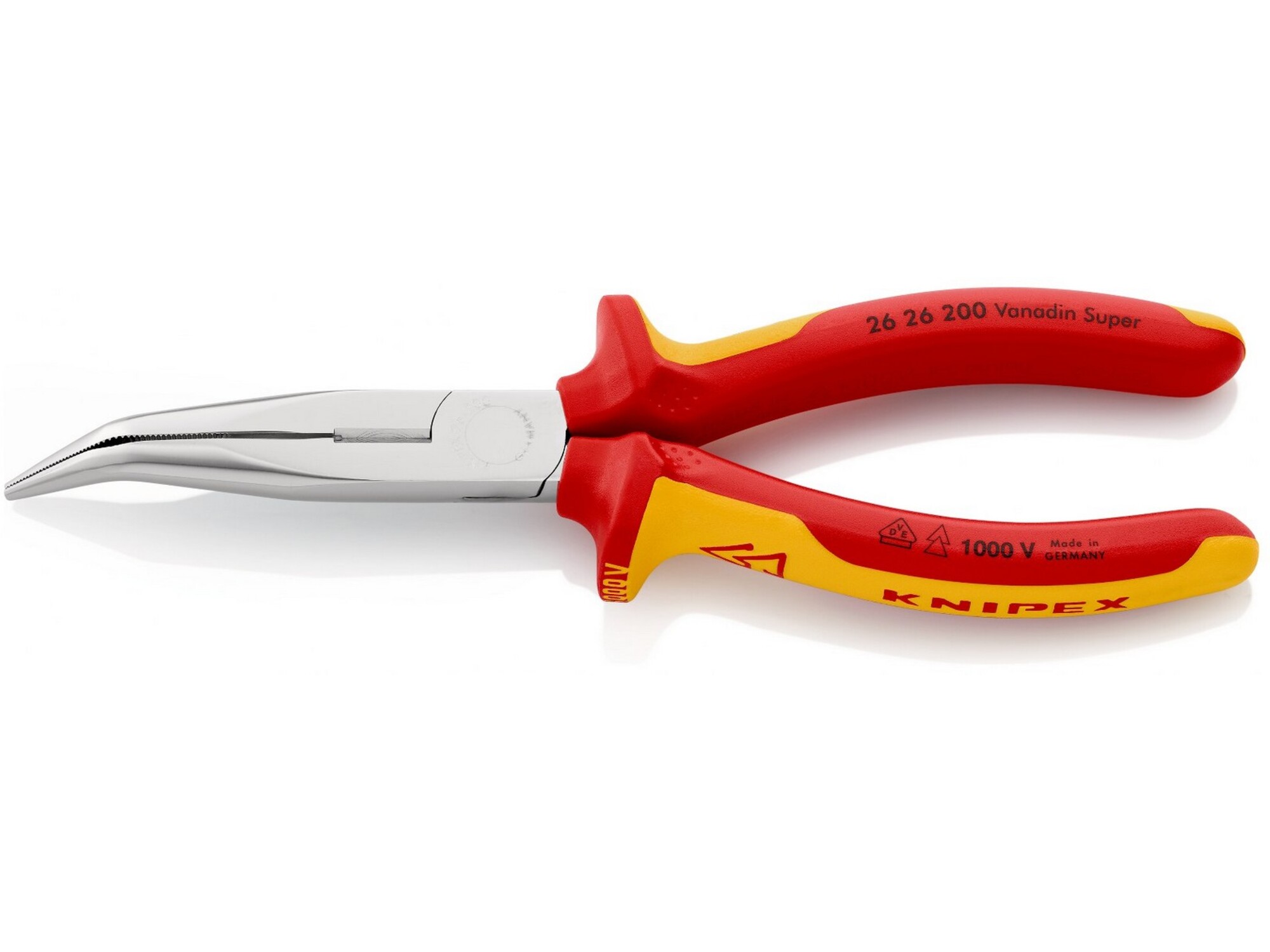 Knipex Špicasta klešta sa bočnim sečenjem izolovane VDE hromirane 26 26 200, 200 mm