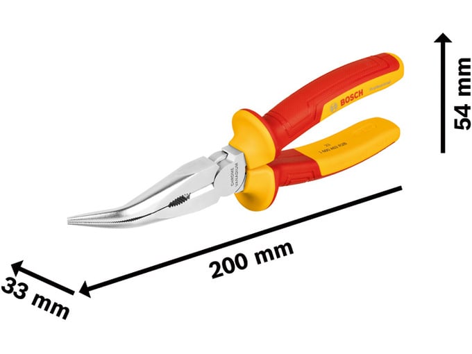 Bosch Špicasta klešta VDE (40°) 200mm 1600A02NE4