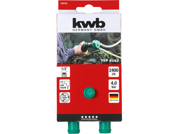 Kwb  Pumpa za pretakanje P 63 Maxi | SB za bušilice sa vratom 43mm 1/2"