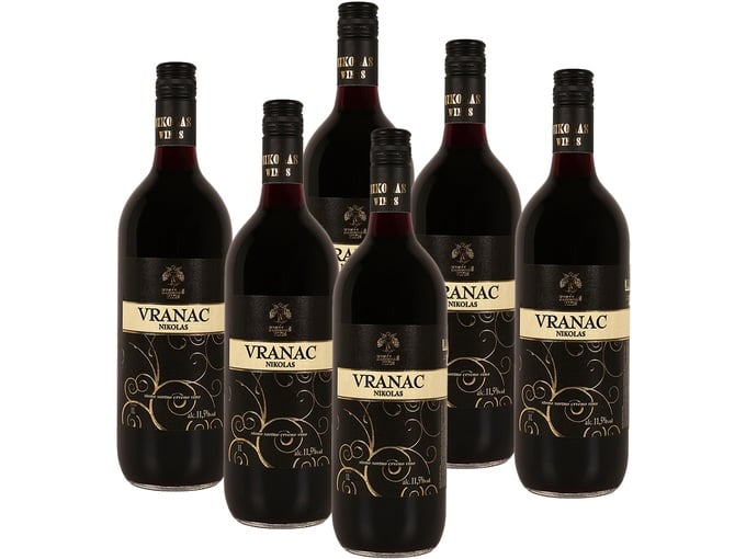 Nikolas Wines Vino Vranac 1/1 Staklo x 6kom