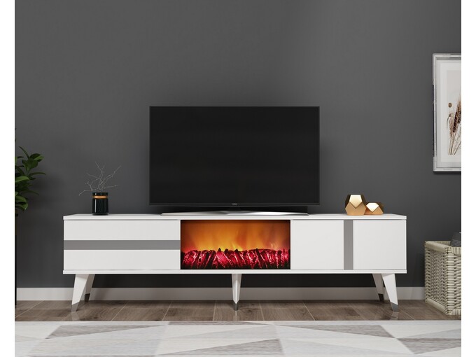 Hanah Home TV komoda Vania Fireplace 475OLV2654