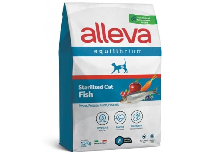 Alleva Hrana za mačke Adult equilibrium sterilised Riba 0.4kg