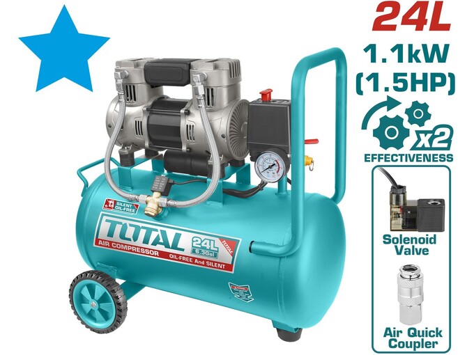 Total alati Kompresor 24L 1 5KS