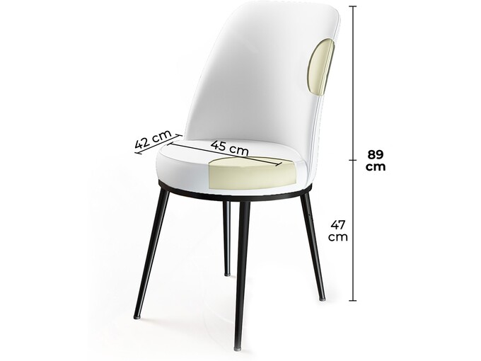 Hanah Home Set stolica 6 komada Dexa 240CHR1404