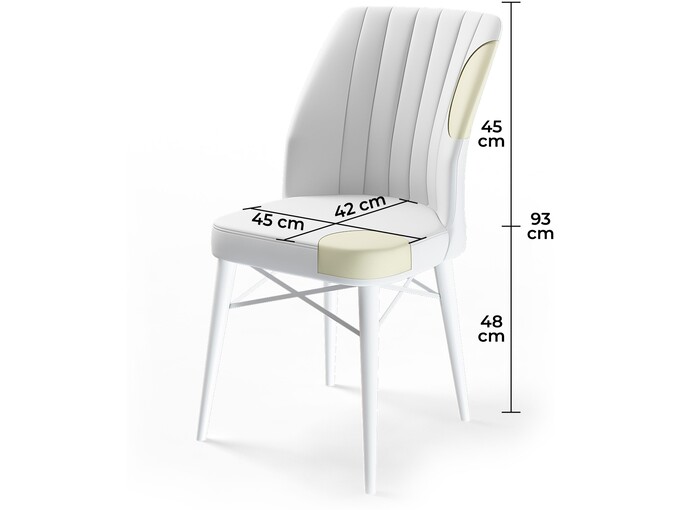 Hanah Home Set stolica 4 komada Flex 240CHR1412