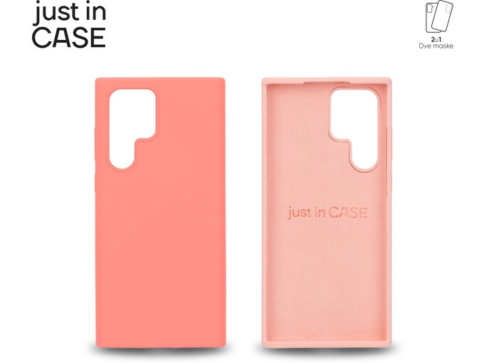 Extra case MIX PLUS paket pink za S22 ultra 2u1