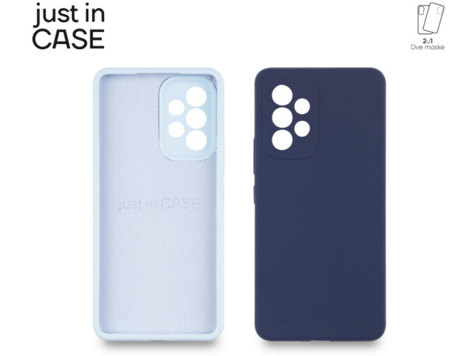 Extra case MIX PLUS paket plavi za A53 5G 2u1