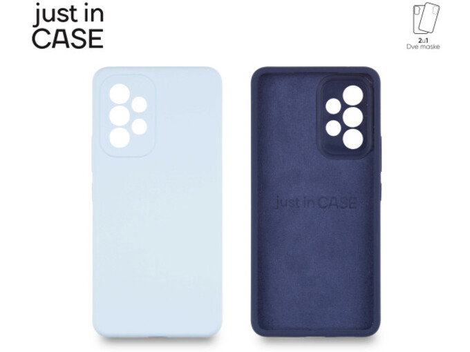 Extra case MIX PLUS paket plavi za A53 5G 2u1