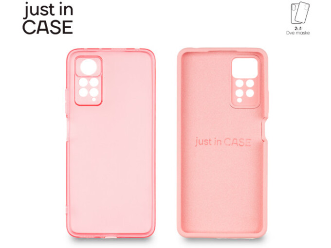 Extra case MIX paket pink za Redmi Note 11 pro 2u1